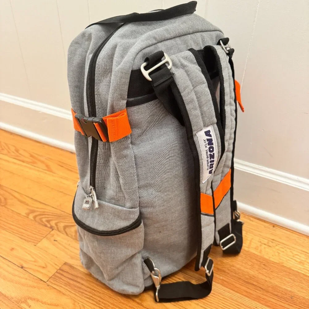 NFL Super Bowl Arizona XLIX Large Gray Computer Backpack